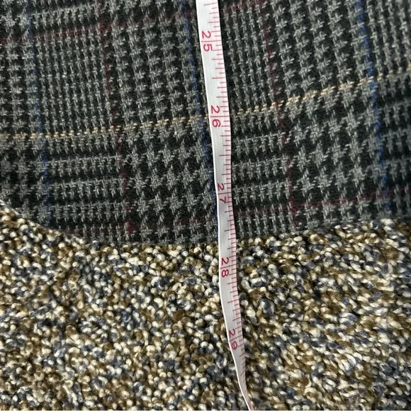 Sag Harbor women’s 8 gray plaid wool blazer jacket academia preppy fall winter - Picture 8 of 8